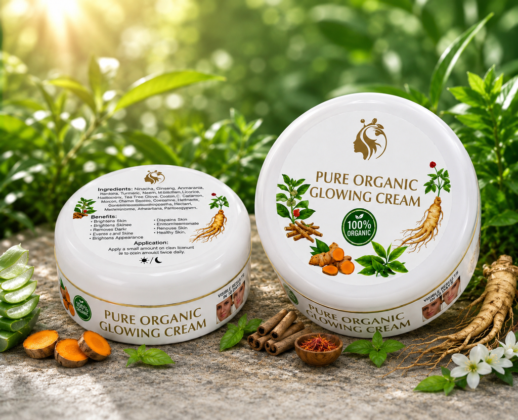 Pure organic glowing cream